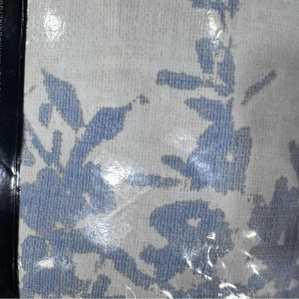 NEW! Ralph Lauren Eva Botanical Duvet Set 3 Pc. Queen Cream/Blue $420
